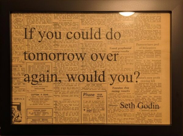 If You Could Do Tomorrow Over Again